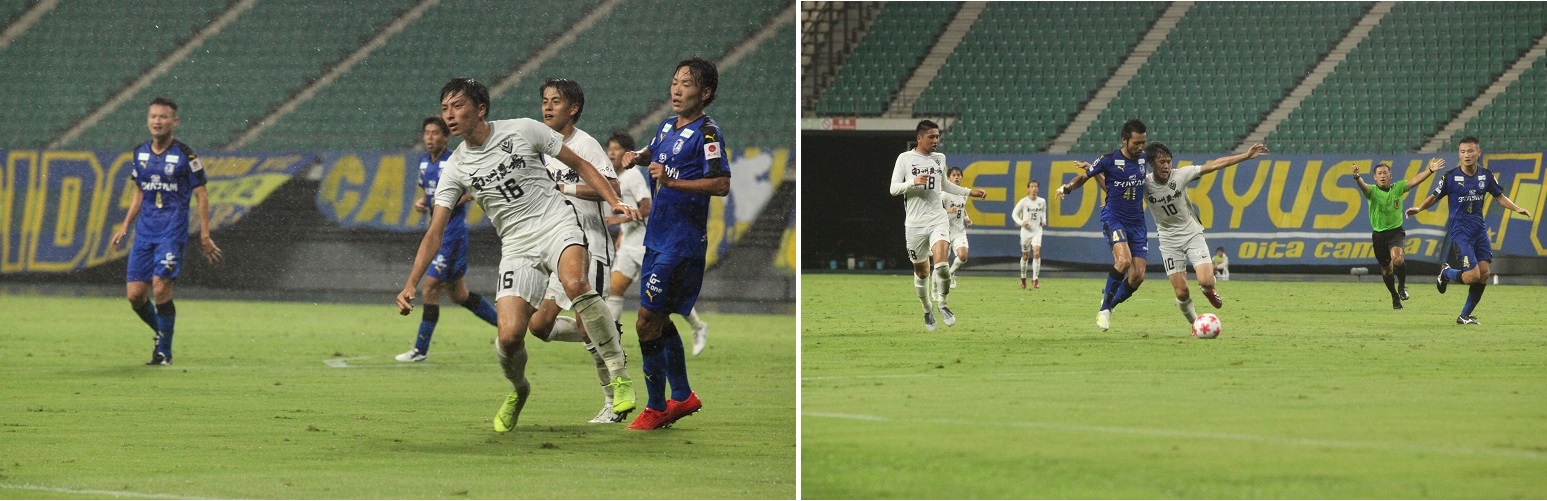 天皇杯3回戦試合の様子
