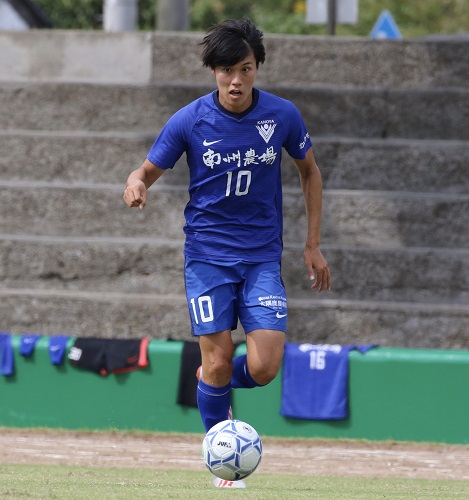大分トリニータに加入が内定した藤本一輝さん