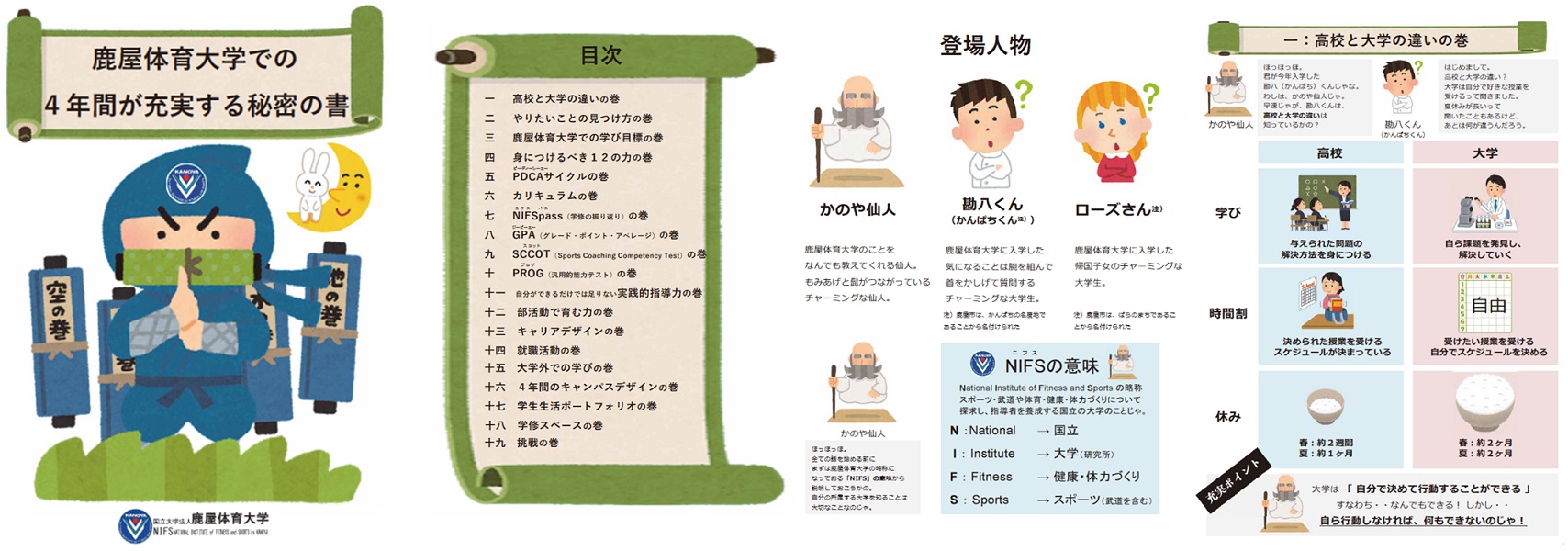 鹿屋体育大学での4年間が充実する秘密の書