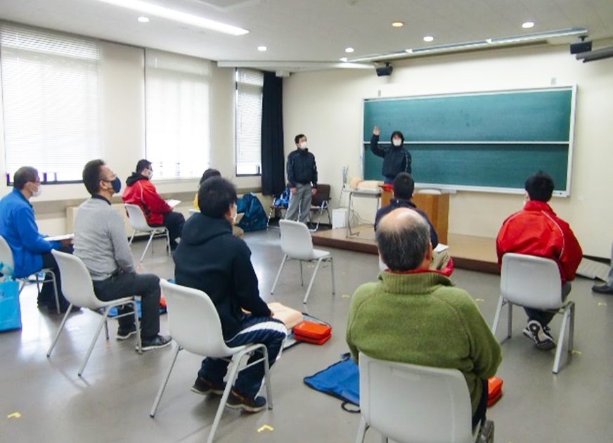 救命講習の様子：1枚目