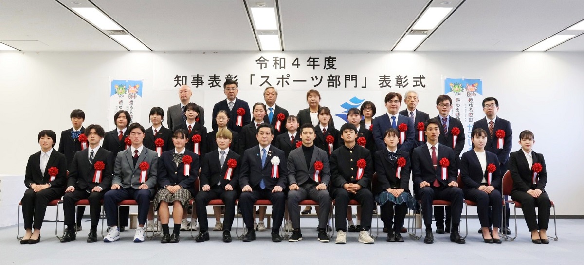 受賞者全員で記念撮影