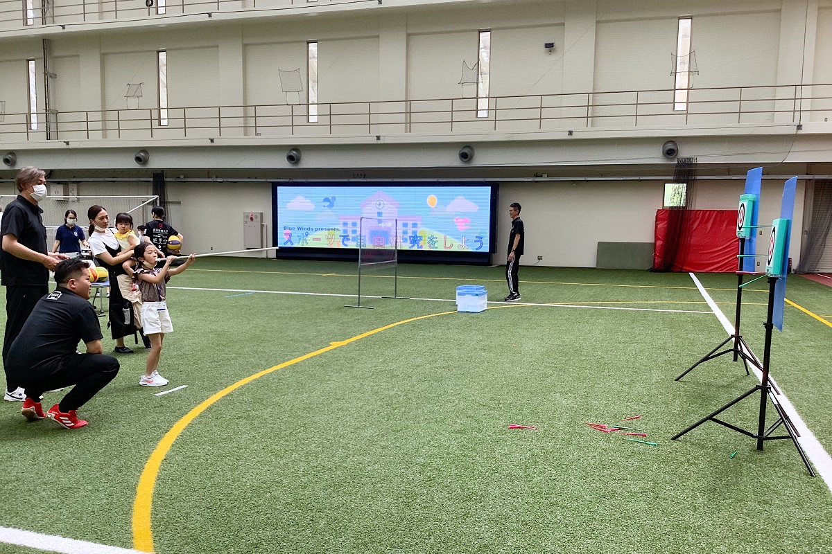 Blue Winds presents.スポーツで自由研究をしよう！の様子の写真