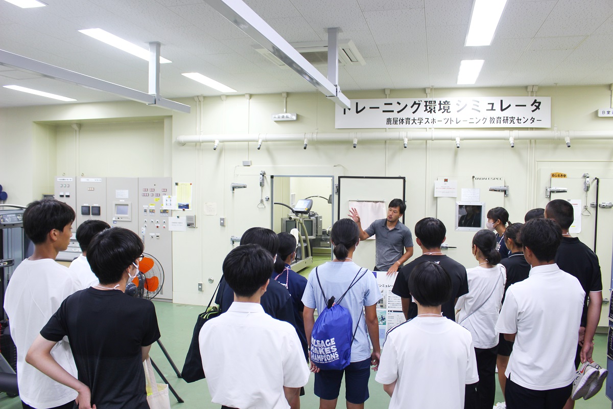 施設見学の写真