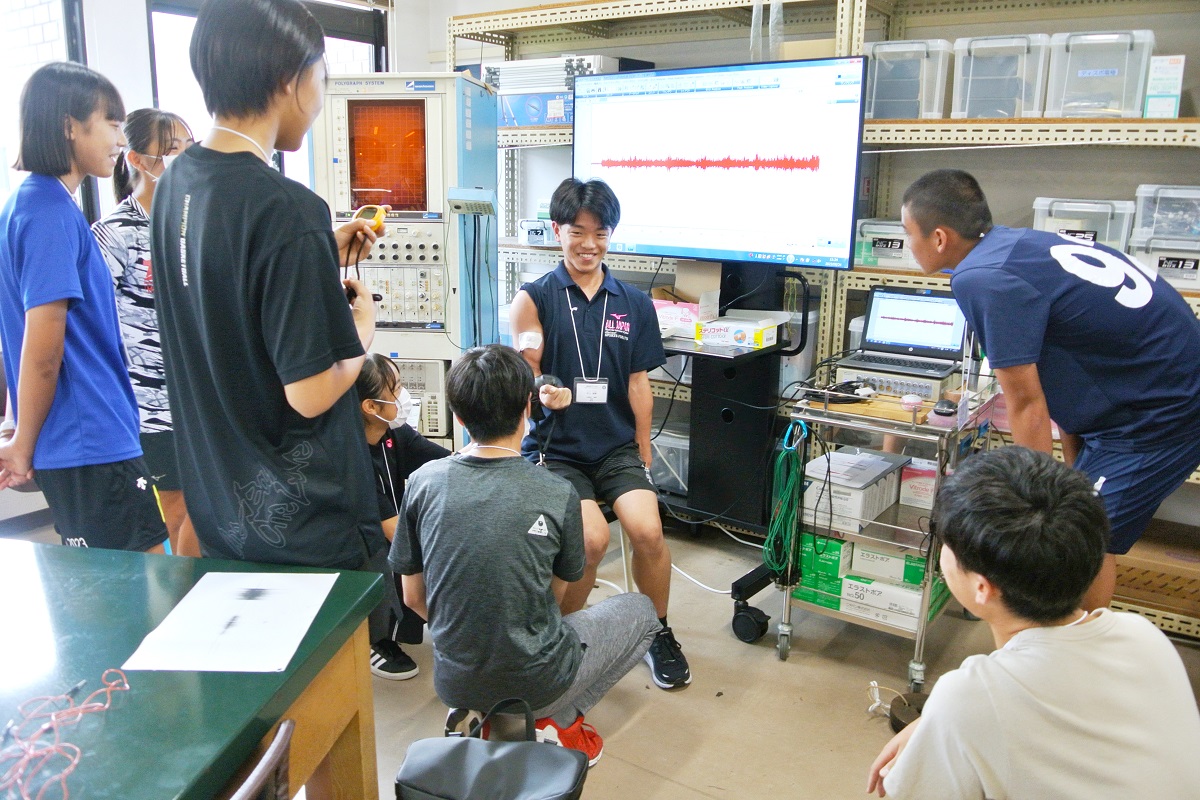 「スポーツ活動と脳・神経」コマの様子の写真