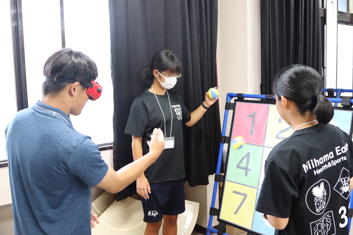 「スポーツ活動と心理」コマの様子の写真